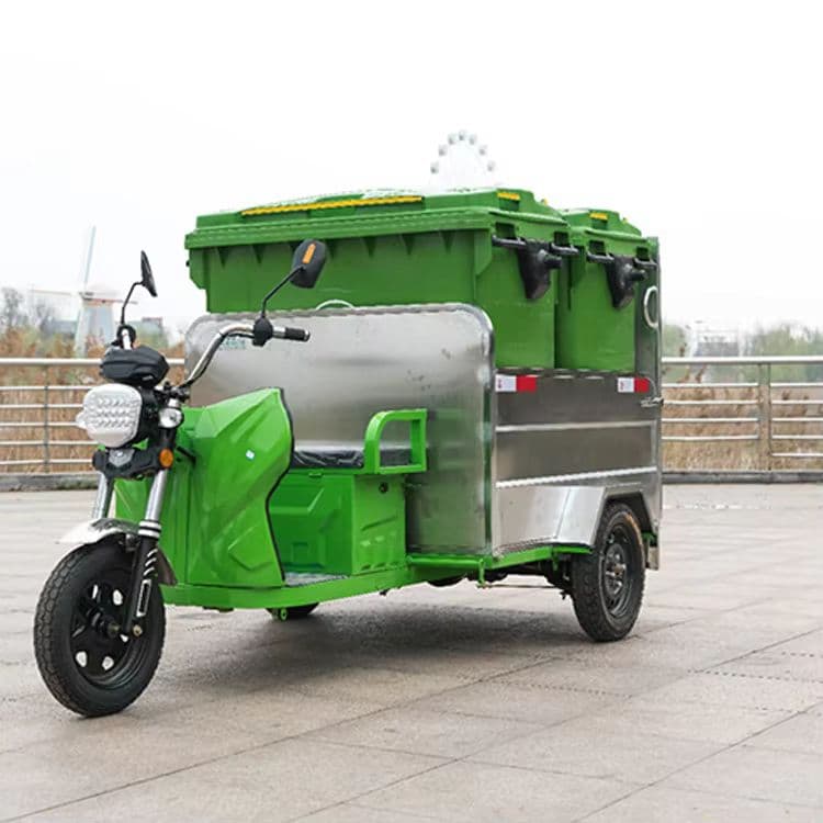 Electric 3-Wheel Tricycle for Efficient Waste Management and Recycling-sku-1