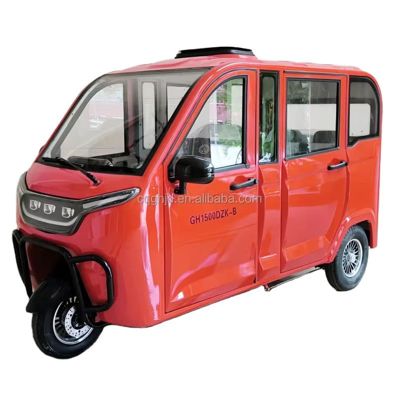 Wholesale Electric Three-Wheel Motorcycle for Passenger Transport Solutions-sku-7