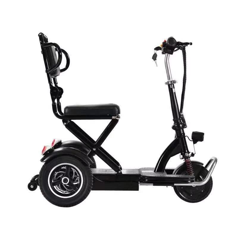 Heavy-Duty Folding Electric Tricycle for Elderly Travel Solutions-sku-4