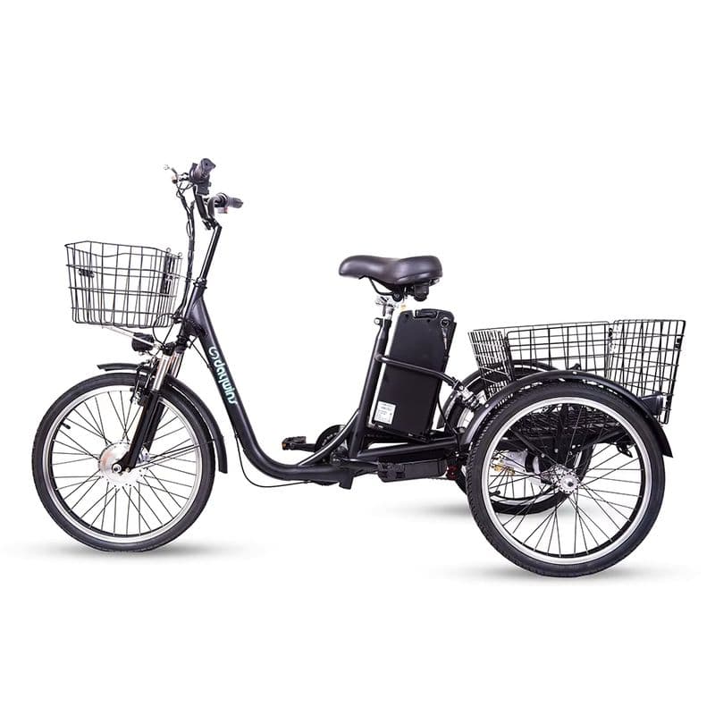 Electric 3-Wheel Tricycle with Cargo Basket for Commercial Use-sku-4