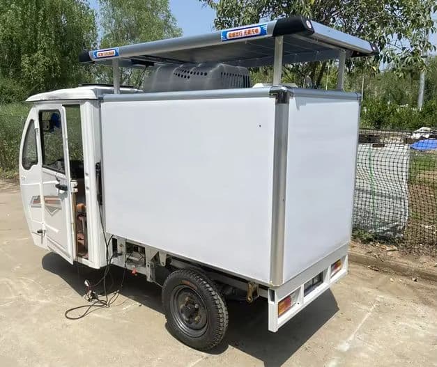 Solar-Powered Electric Refrigerated Tricycle for Efficient Goods Transport-sku-6