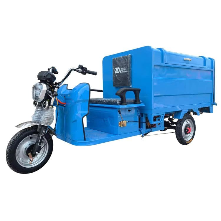 Electric Three-Wheeled Sanitation Vehicle for Efficient Waste Transport-sku-7