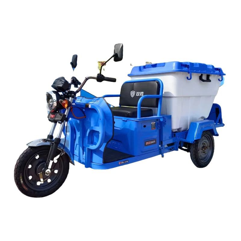 Electric 3-Wheel Garbage Collection Truck for Efficient Sanitation-sku-2