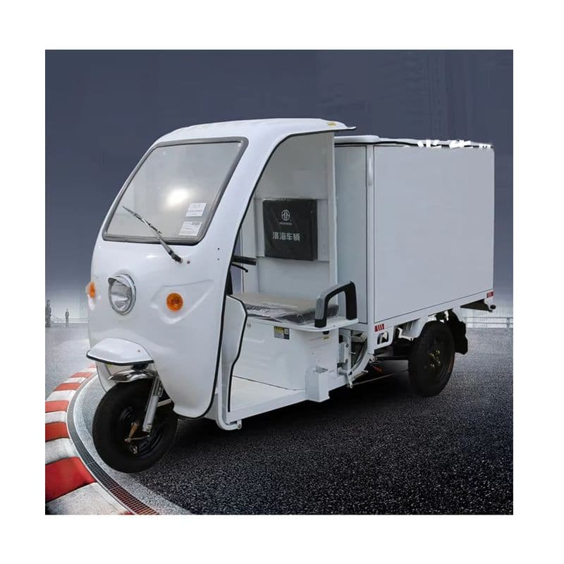 Efficient Semi-Enclosed Electric Tricycle for Cargo Transport Solutions-sku-4