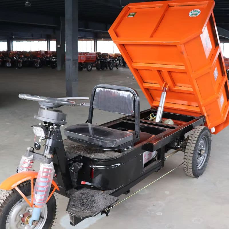 Versatile Electric Dump Tricycle for Efficient Material Transport in Construction-sku-3
