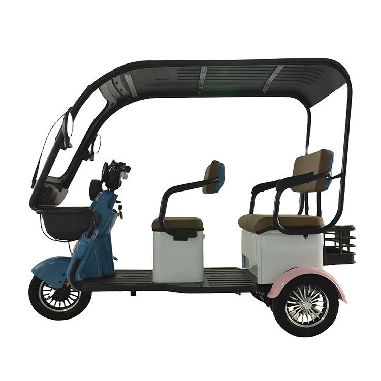 Versatile Electric Tricycle for Efficient 3-Person Transport and Cargo Solutions 3