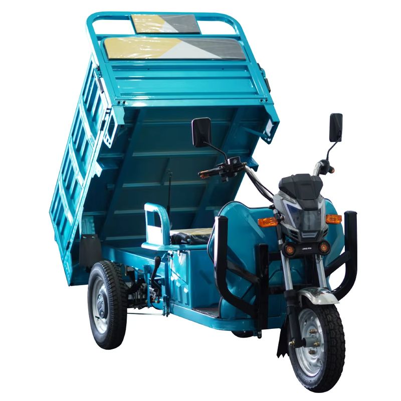 High-Capacity Electric Dumper Tricycle for Efficient Cargo Transport 2