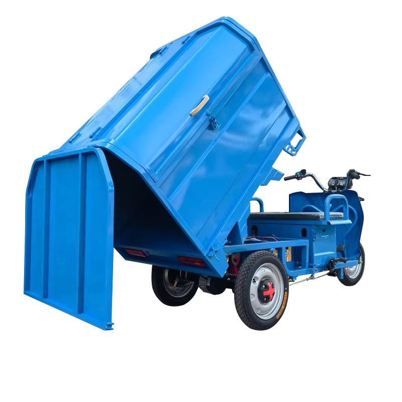 Electric Three-Wheeled Sanitation Vehicle for Efficient Waste Transport 3