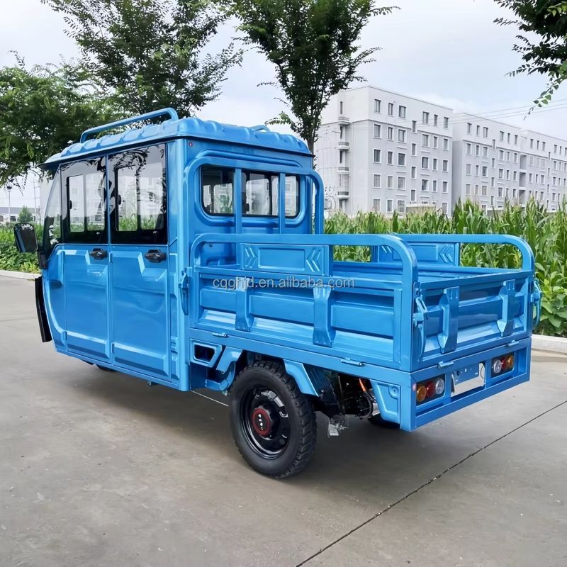 Wholesale Electric Tricycle Truck with Cabin for Cargo Transport Solutions 3