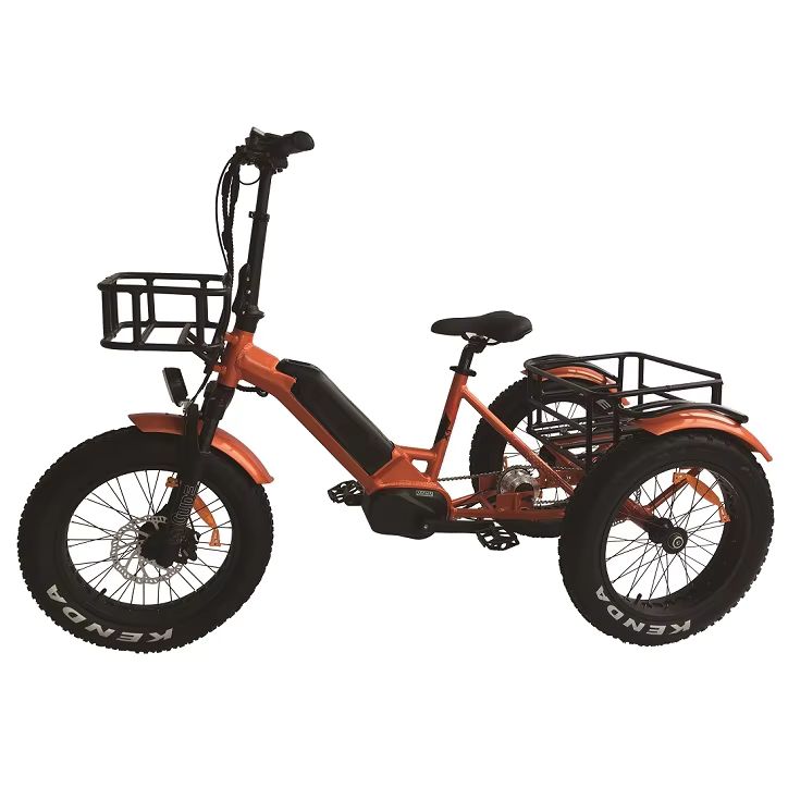 Durable 20-Inch Electric Fat Tire Tricycle for Efficient Urban Transport 2