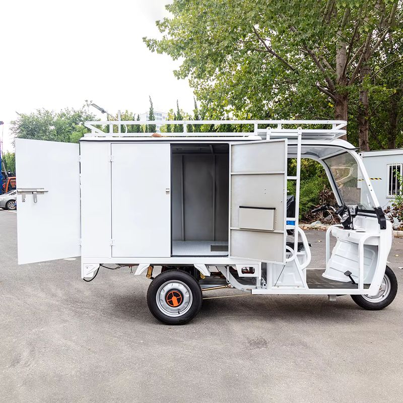 Electric Cargo Tricycle for Fresh Food and Distribution Services 3