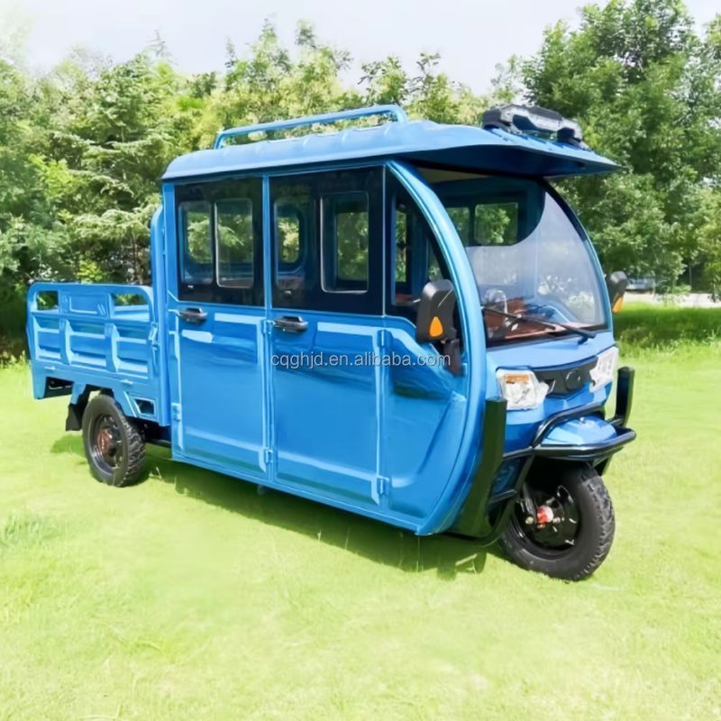 Wholesale Electric Tricycle Truck with Cabin for Cargo Transport Solutions 2