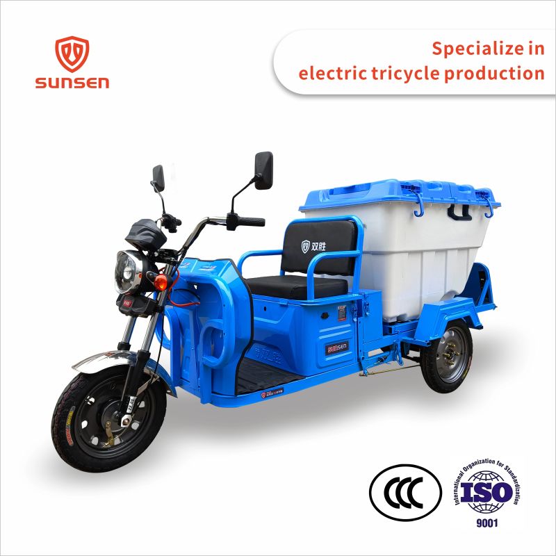 Electric 3-Wheel Garbage Collection Truck for Efficient Sanitation 2